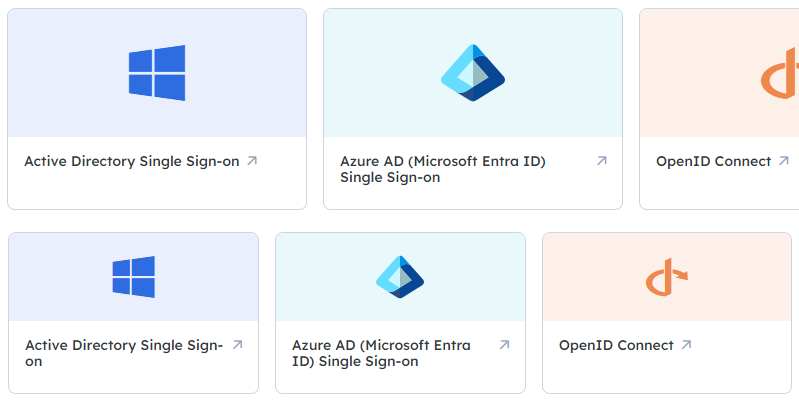 Large and medium link cards