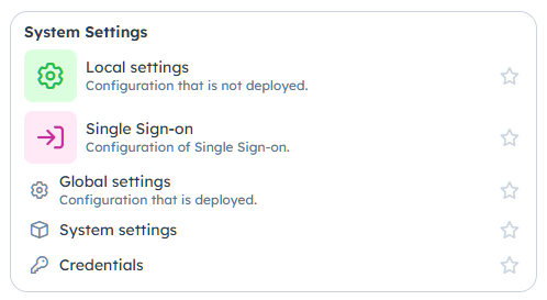 Example picture with a featured menu item with description, a normal menu item with a description, and a menu item without description